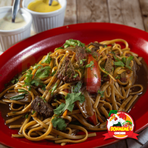 Tallarin saltado de carne
